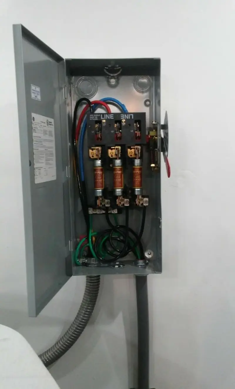 Three-phase disconnect switch installed for Electrical Wiring & Rewiring in Shady Side
